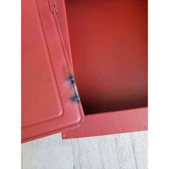 Ashland metal Santa Red Door mailbox Xmas home decor - Picture 8 of 13